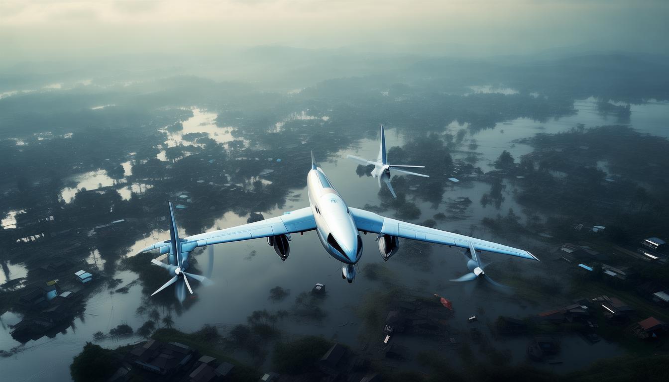 物流无人运输车_凭借智能空投,TP1000无人运输机成功抗击运输难题_无人运输机