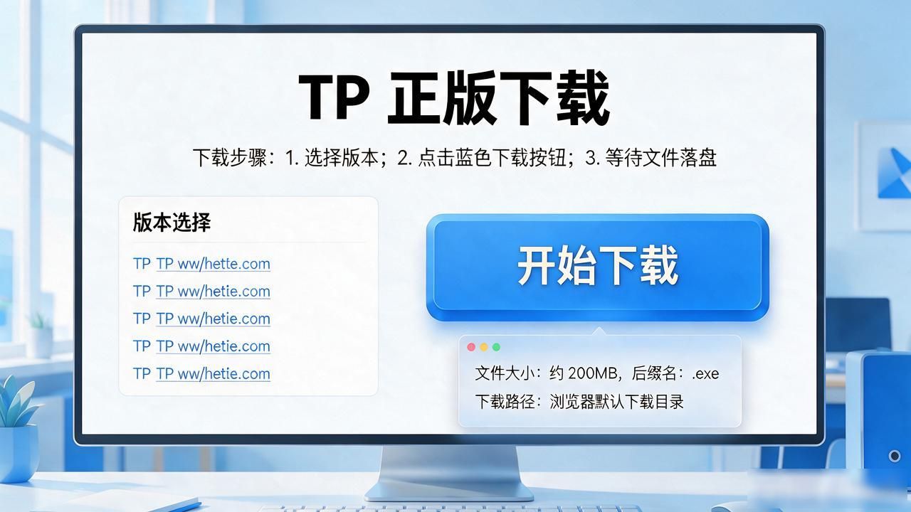 tp正版下载页面怎么操作，入口和步骤全讲明白了