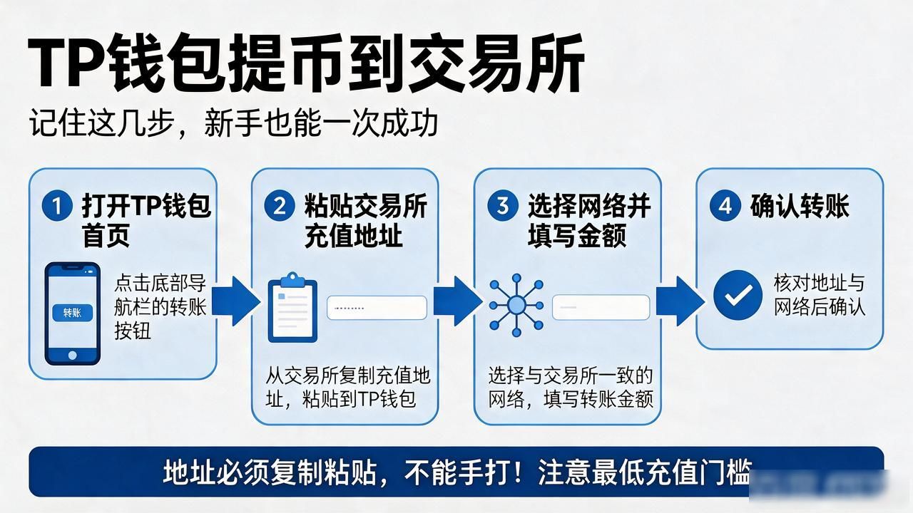 tp钱包的币怎么提到交易所？记住这几步，新手也能一次成功