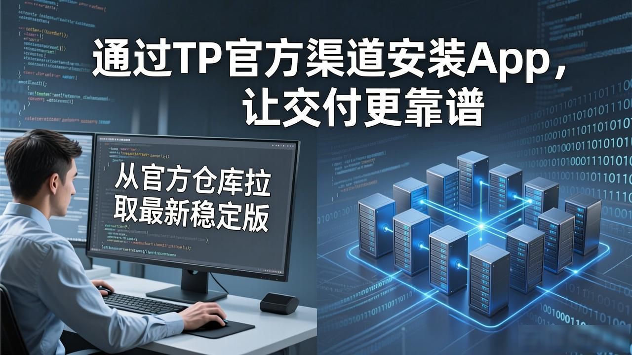 通过TP官方渠道安装App，让交付更靠谱