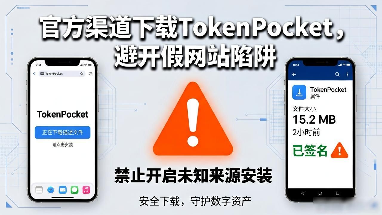官方渠道下载TokenPocket，避开假网站陷阱