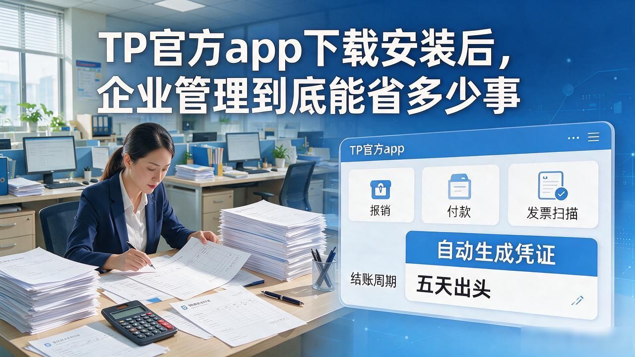 TP官方app下载安装后，企业管理到底能省多少事