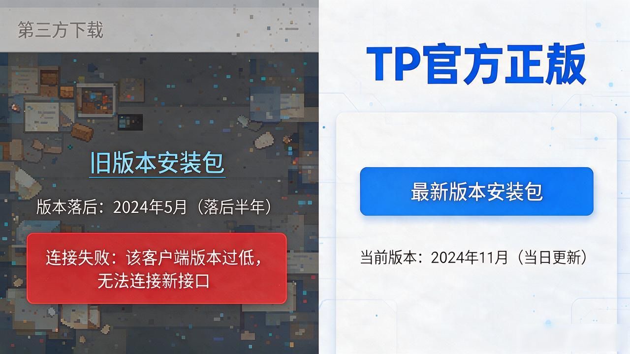TP官方正版下载对比第三方，老用户都在避这几类坑