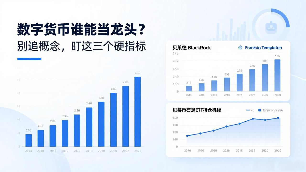 数字货币谁能当龙头?别追概念,盯这三个硬指标