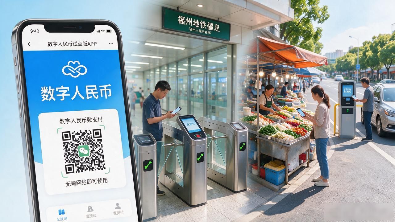 数字货币开通城市福州，怎么领、去哪花、好不好用，一篇讲明白