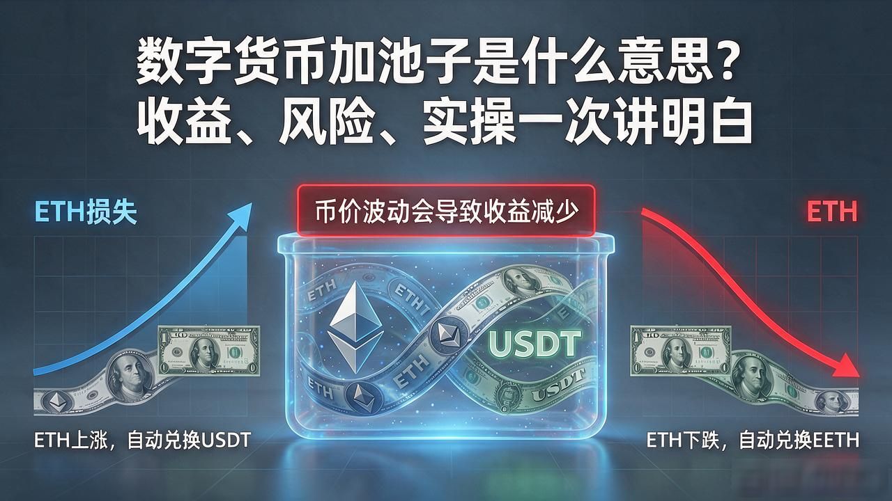 数字货币加池子是什么意思?收益、风险、实操一次讲明白
