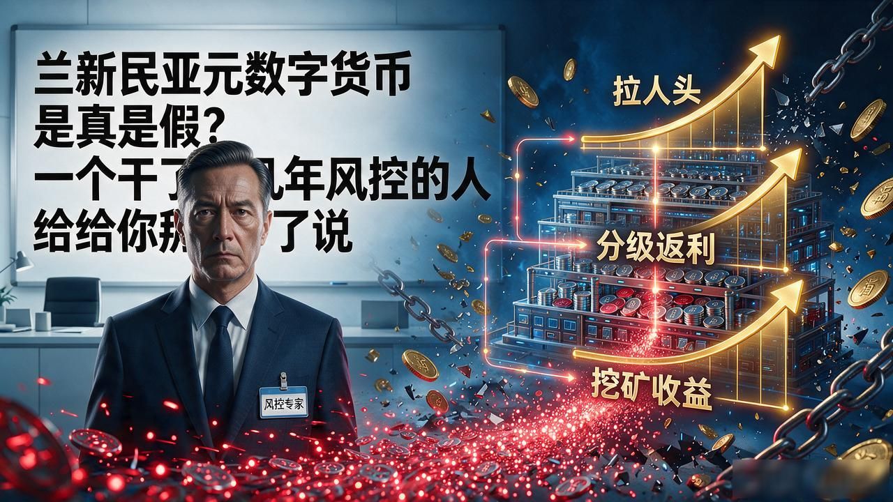 兰新民亚元数字货币是真是假?一个干了十几年风控的人给你掰开了说
