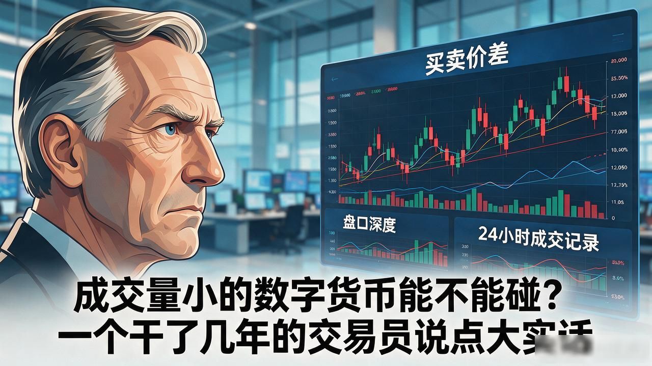 成交量小的数字货币能不能碰?一个干了几年的交易员说点大实话
