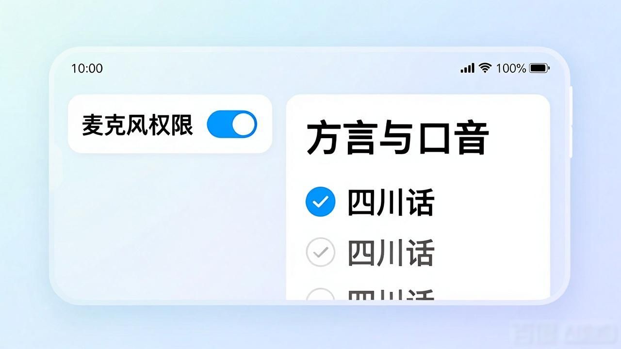 语音识别不灵？tp2025版麦克风权限和方言设置这样调