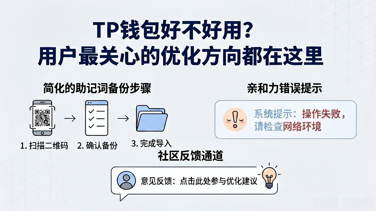 TP钱包好不好用？用户最关心的优化方向都在这里