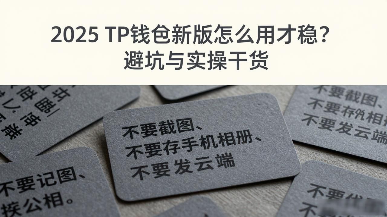 2025 TP钱包新版怎么用才稳？避坑与实操干货