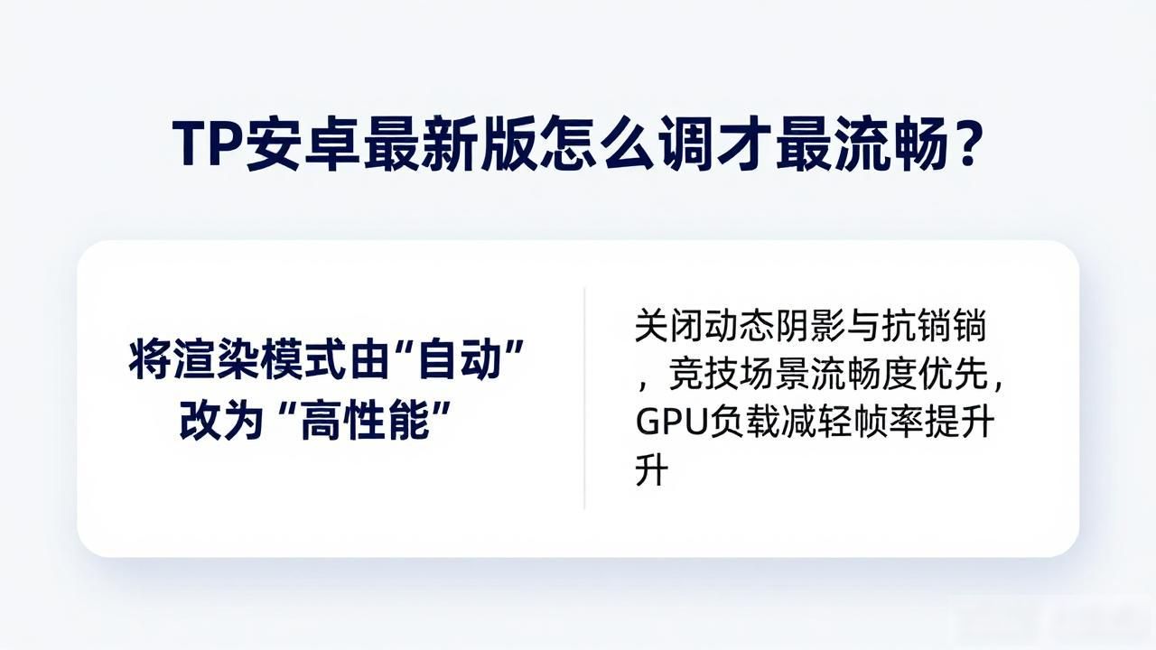 TP安卓最新版怎么调才最流畅？