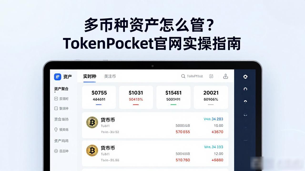 多币种资产怎么管？TokenPocket官网实操指南
