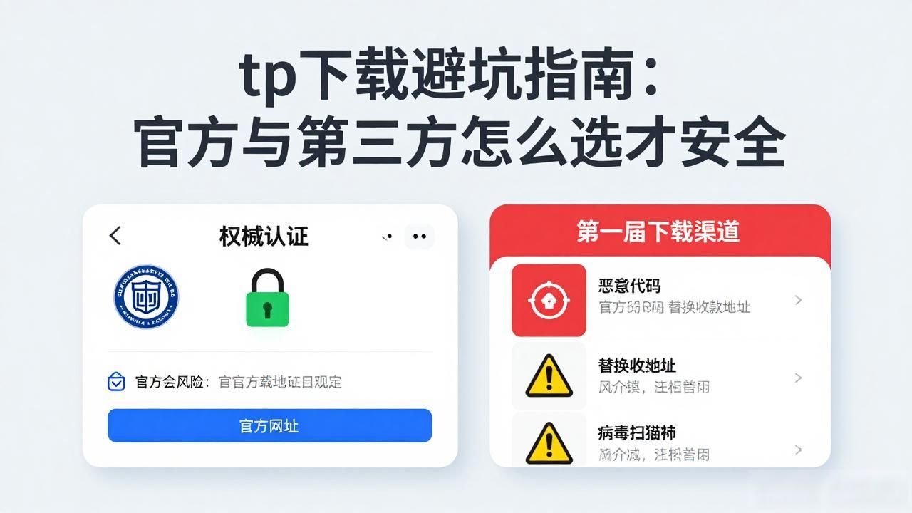 tp下载避坑指南：官方与第三方怎么选才安全
