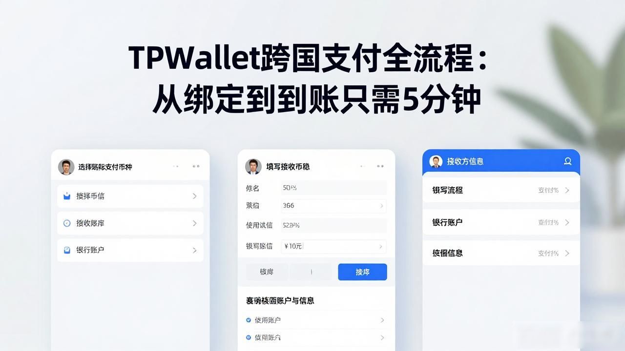 TPWallet跨国支付全流程：从绑定到到账只需5分钟