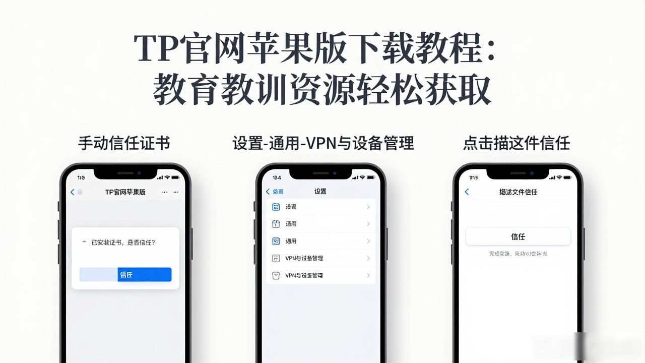 TP官网苹果版下载教程：教育培训资源轻松获取