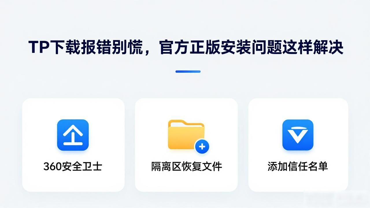 TP下载报错别慌，官方正版安装问题这样解决
